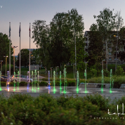 Sausā strūklaka GORS centrā Rēzeknē / 2013. gads