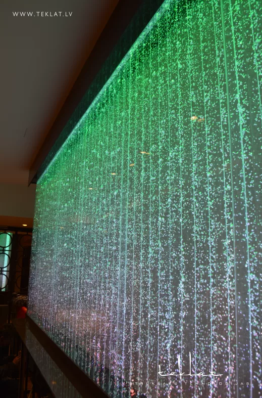 Ūdens burbuļpanelis viesnīcā "V Spa Hotel & Conference centre", Tartu / 2017. gads